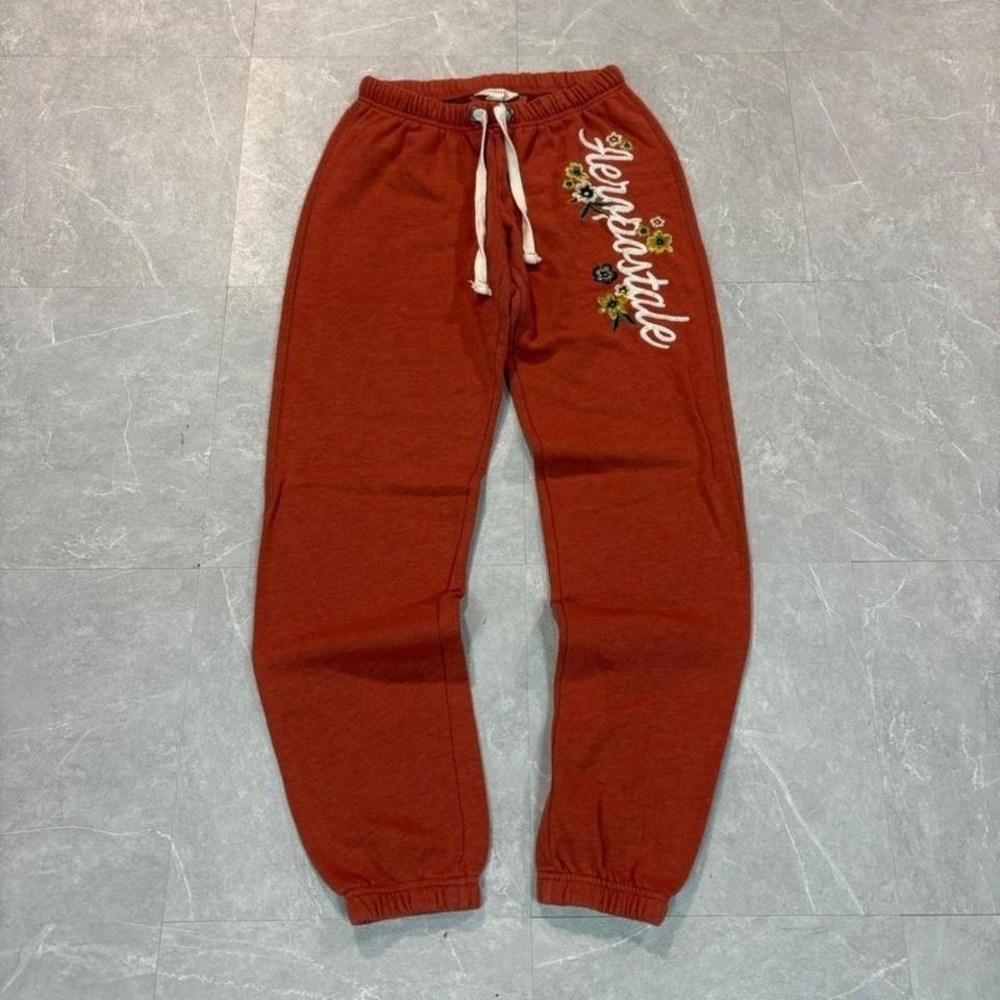 Aeropostale‎ orange floral sweatpants Size XS #loungewear #sweatpants